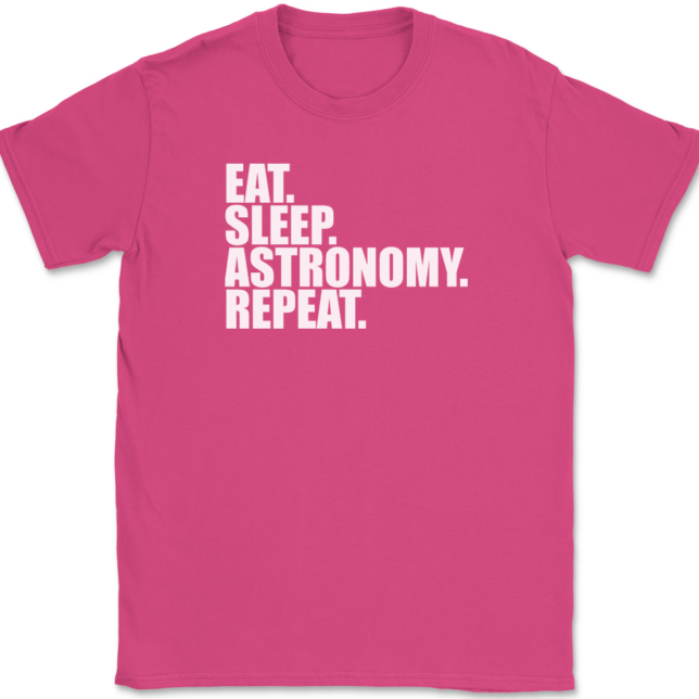 Eat Sleep Astronomy Repeat T-Shirt Mens Tee - Image 9