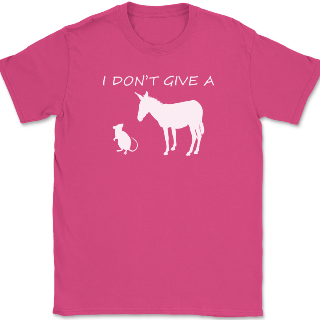 I Don't Give A Rats Ass T-Shirt Mens Tee - Image 9