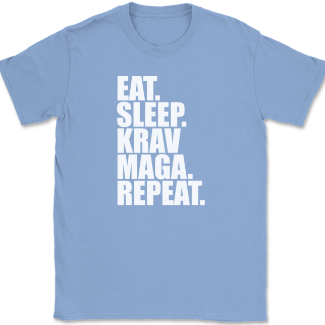 Eat Sleep Krav Maga Repeat T-Shirt Mens Tee - Image 10