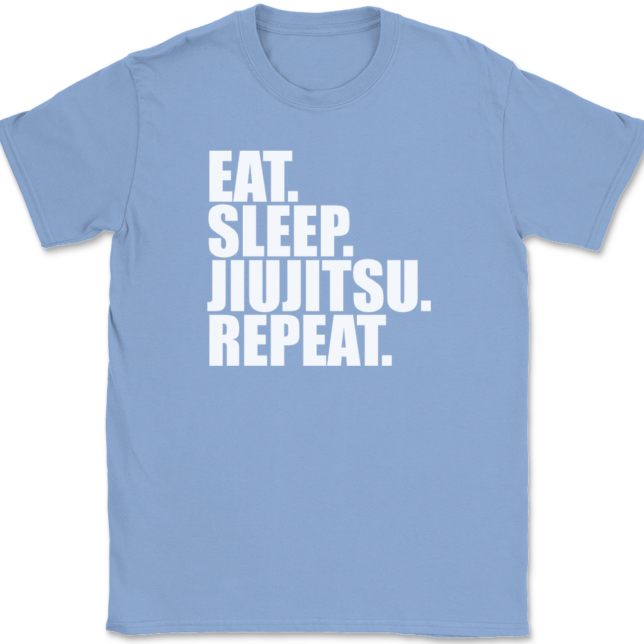 Eat Sleep Jiu Jitsu Repeat T-Shirt Mens Tee - Image 10