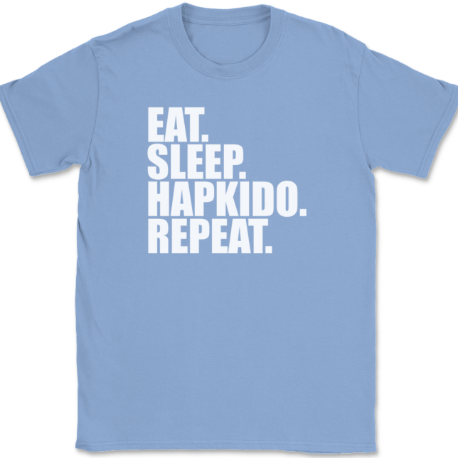 Eat Sleep Hapkido Repeat T-Shirt Mens Tee - Image 10