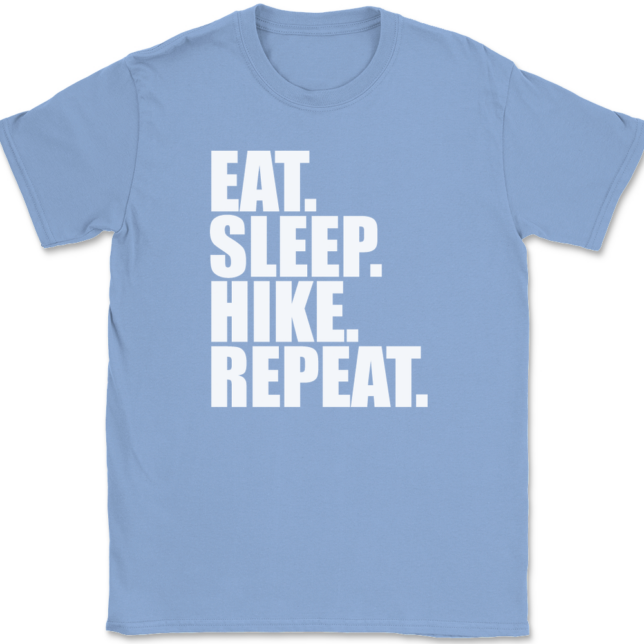 Eat Sleep Hike Repeat T-Shirt Mens Tee - Image 10