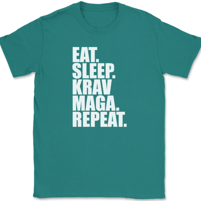 Eat Sleep Krav Maga Repeat T-Shirt Mens Tee - Image 11