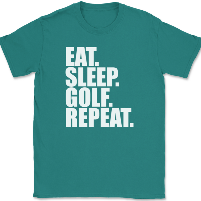 Eat Sleep Golf Repeat T-Shirt Mens Tee - Image 11