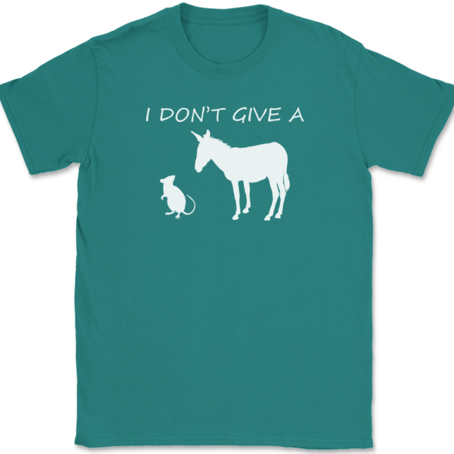 I Don't Give A Rats Ass T-Shirt Mens Tee - Image 11