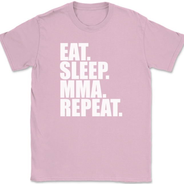 Eat Sleep MMA Repeat T-Shirt Mens Tee - Image 12