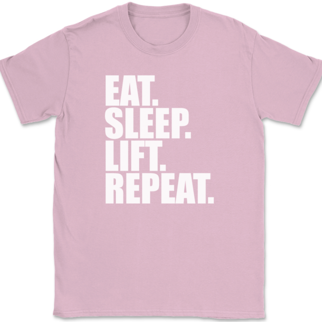 Eat Sleep Lift Repeat T-Shirt Mens Tee - Image 12