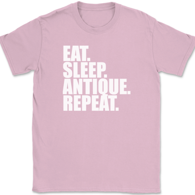 Eat Sleep Antique Repeat Antiquing T-Shirt Mens Tee - Image 12