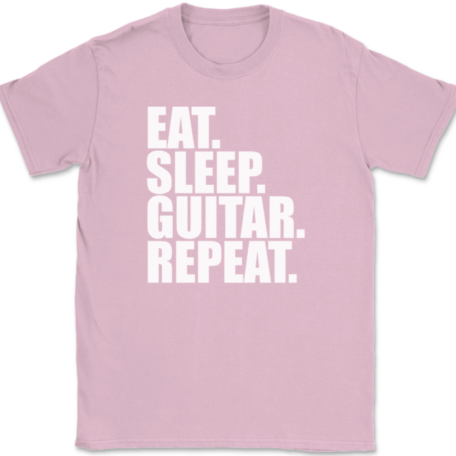 Eat Sleep Guitar Repeat T-Shirt Mens Tee - Image 12