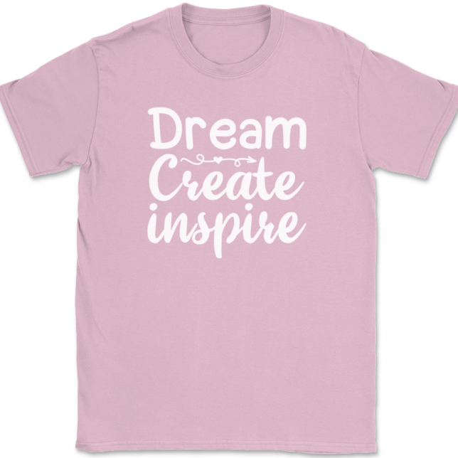 Dream Create Inspire Crafting T-Shirt Mens Tee - Image 12