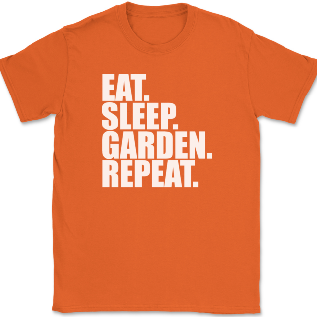 Eat Sleep Garden Repeat T-Shirt Mens Tee - Image 13