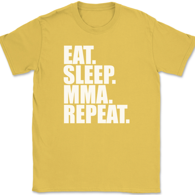 Eat Sleep MMA Repeat T-Shirt Mens Tee - Image 14