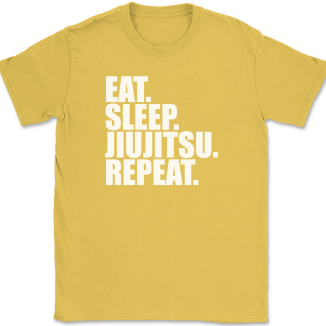 Eat Sleep Jiu Jitsu Repeat T-Shirt Mens Tee - Image 14