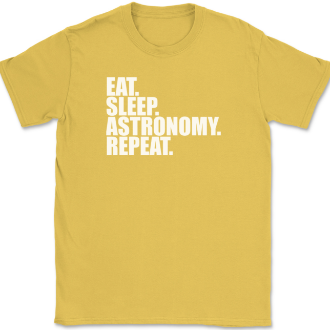 Eat Sleep Astronomy Repeat T-Shirt Mens Tee - Image 14