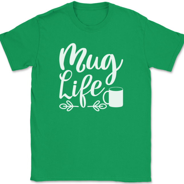 Mug Life Coffee T-Shirt Mens Tee - Image 7