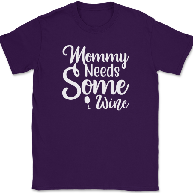 Mommy Needs Some Wine T-Shirt Mens Tee - Image 8