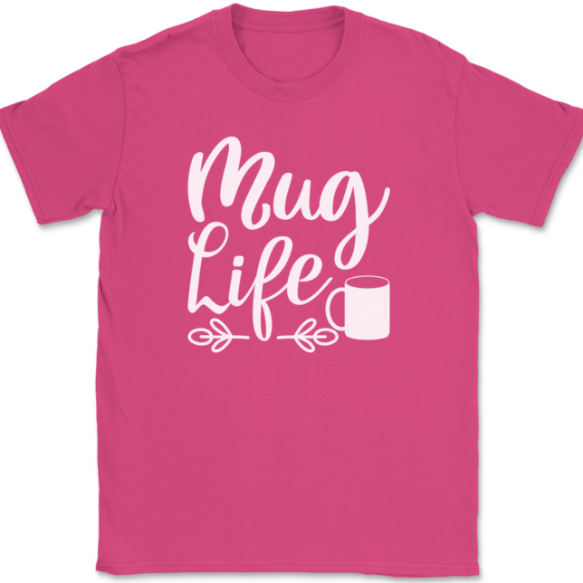 Mug Life Coffee T-Shirt Mens Tee - Image 9