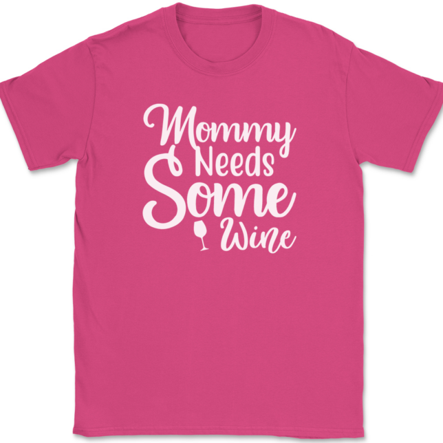 Mommy Needs Some Wine T-Shirt Mens Tee - Image 9