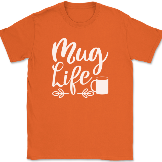 Mug Life Coffee T-Shirt Mens Tee - Image 13