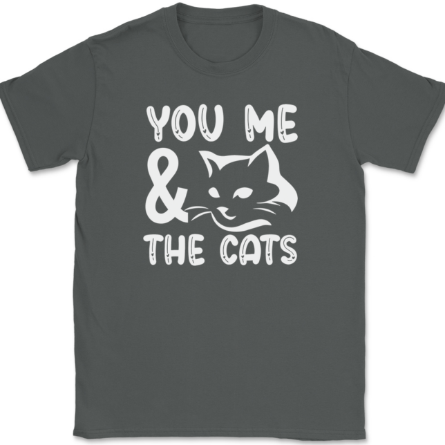 You Me and the Cats T-Shirt Mens Tee - Image 3