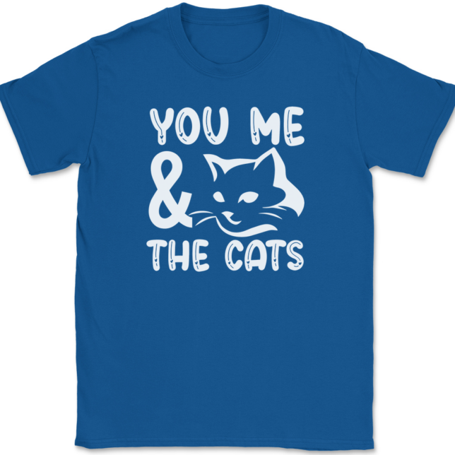 You Me and the Cats T-Shirt Mens Tee - Image 5