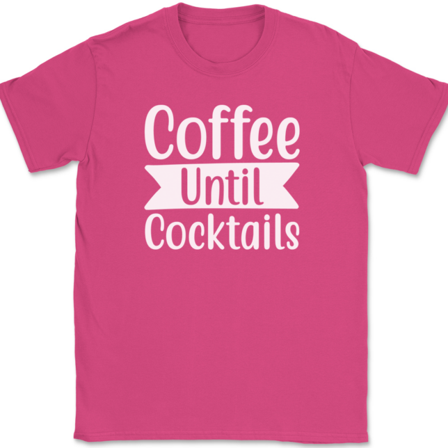 Coffee Until Cocktails T-Shirt Mens Tee - Image 9