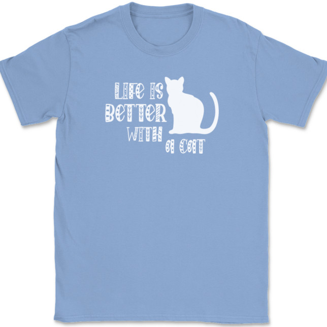 Life Is Better With A Cat T-Shirt Mens Tee - Image 10