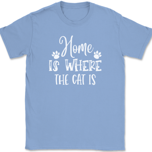 Home Is Where The Cat Is T-Shirt Mens Tee - Image 10