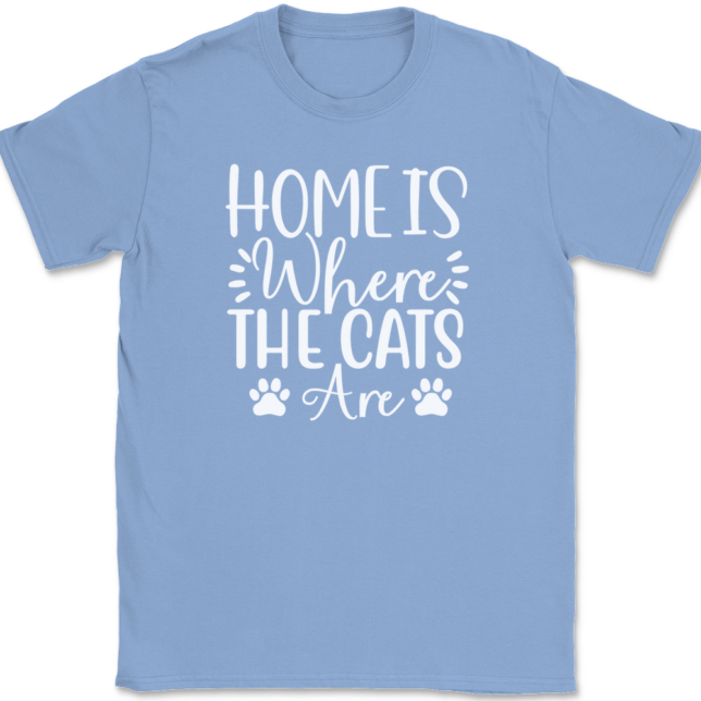 Home Is Where The Cats Are T-Shirt Mens Tee - Image 10