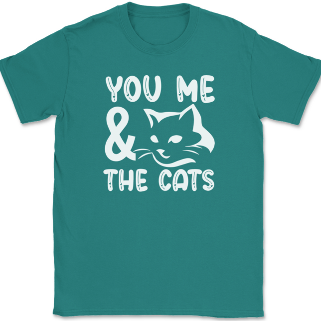 You Me and the Cats T-Shirt Mens Tee - Image 11