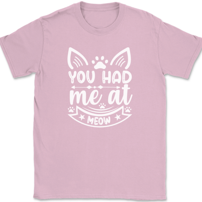 You Had Me At Meow T-Shirt Mens Tee - Image 12