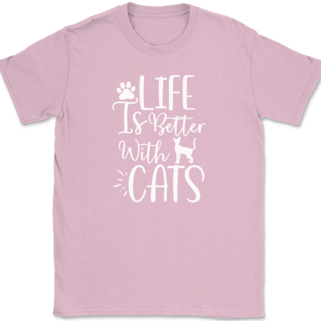 Life Is Better With Cats T-Shirt Mens Tee - Image 12