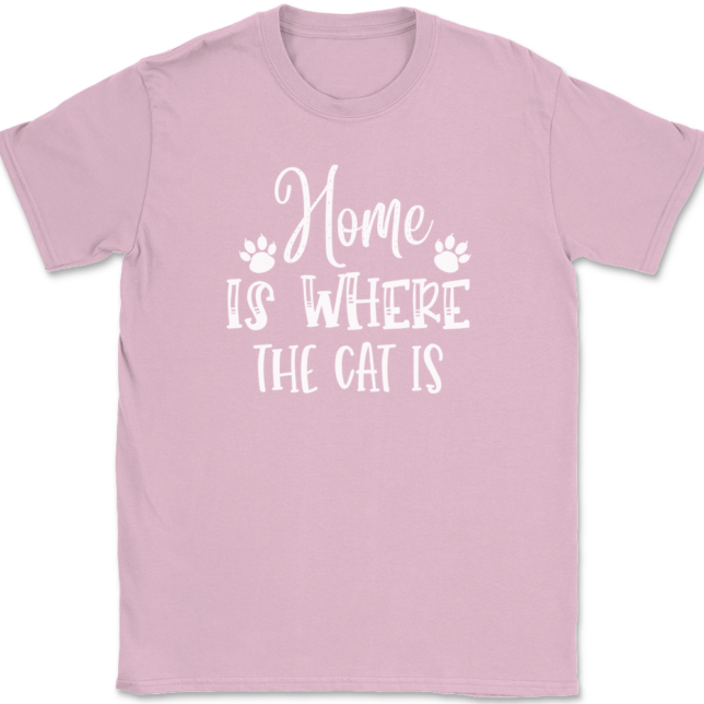 Home Is Where The Cat Is T-Shirt Mens Tee - Image 12