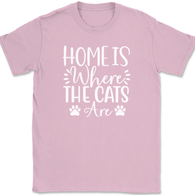 Home Is Where The Cats Are T-Shirt Mens Tee - Image 12