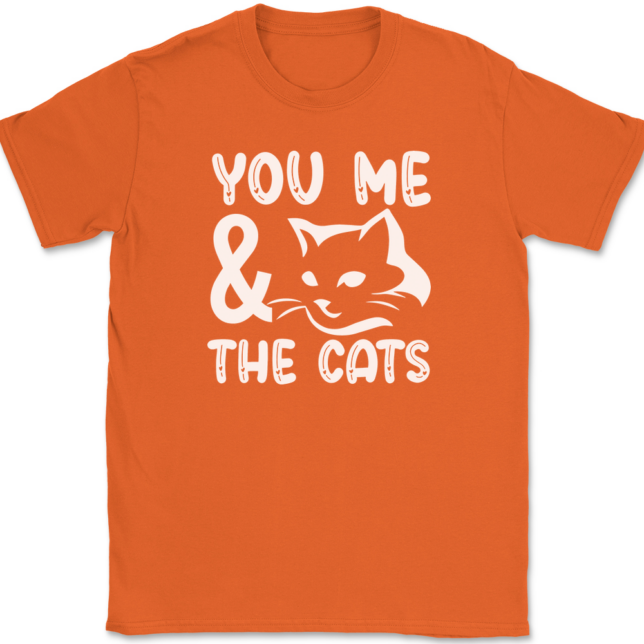 You Me and the Cats T-Shirt Mens Tee - Image 13