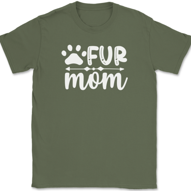 Fur Mom T-Shirt Mens Tee - Image 15