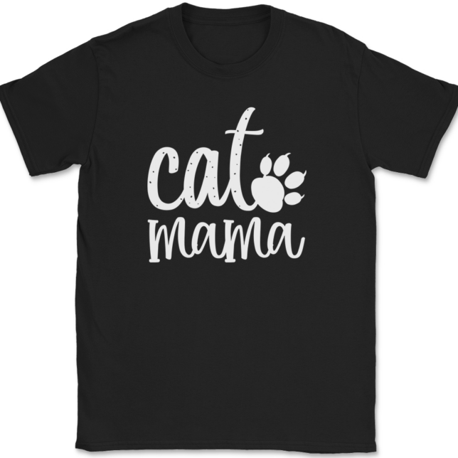 Cat Mama T-Shirt Mens Tee