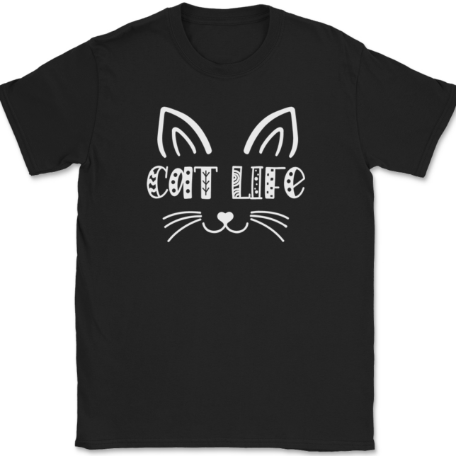 Cat Life T-Shirt Mens Tee