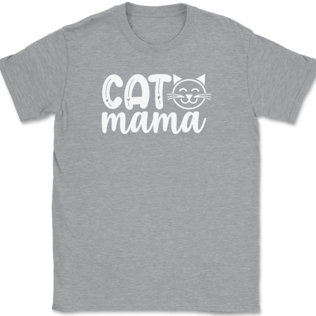 Cat Mama T-Shirt Mens Tee - Image 2