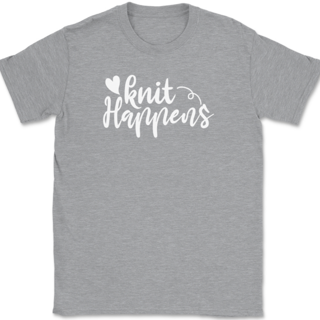 Knit Happens T-Shirt Mens Tee - Image 2