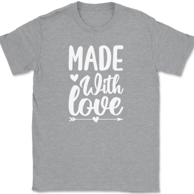 Made With Love Crafting T-Shirt Mens Tee - Image 2