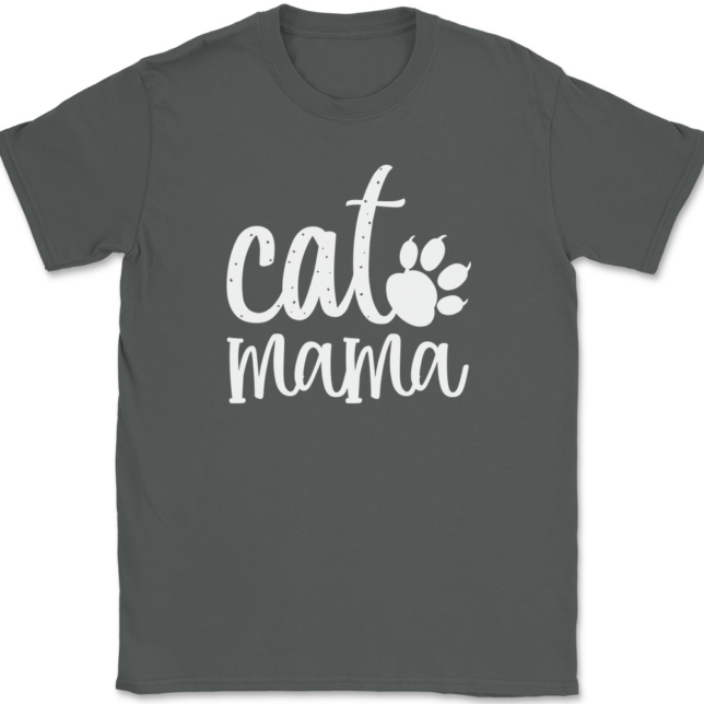 Cat Mama T-Shirt Mens Tee - Image 3