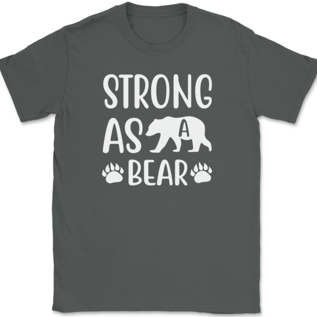 Strong As A Bear T-Shirt Mens Tee - Image 3