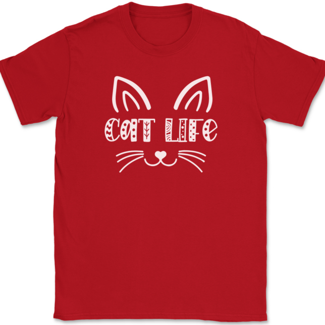 Cat Life T-Shirt Mens Tee - Image 4