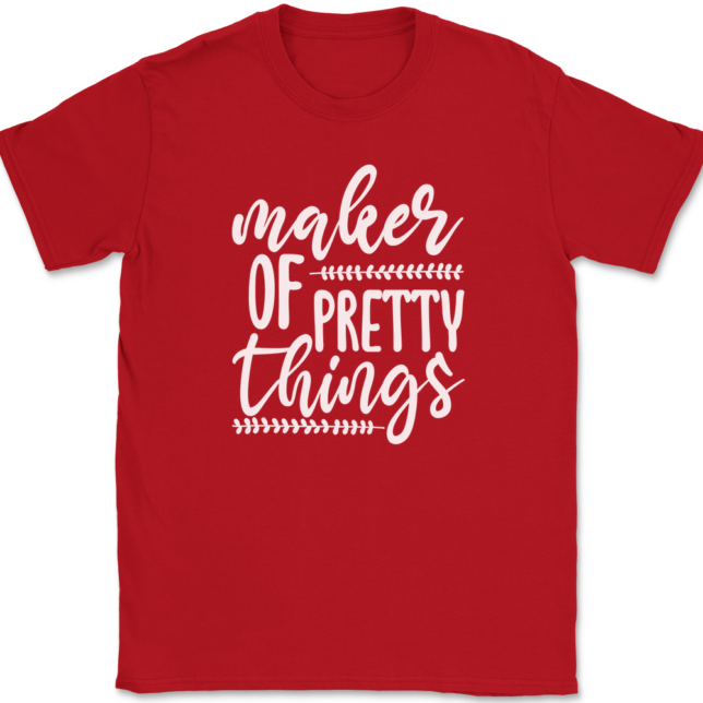 Maker of Pretty Things Crafting T-Shirt Mens Tee - Image 4