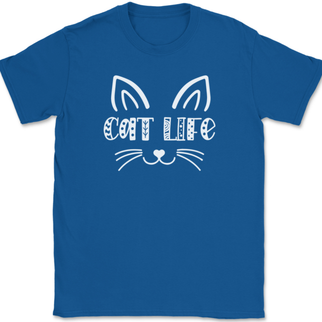 Cat Life T-Shirt Mens Tee - Image 5