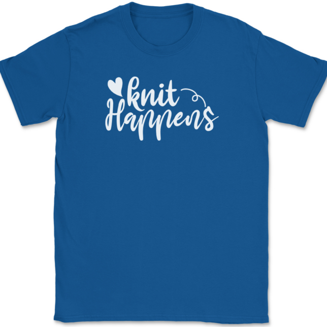 Knit Happens T-Shirt Mens Tee - Image 5