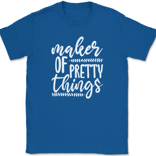 Maker of Pretty Things Crafting T-Shirt Mens Tee - Image 5