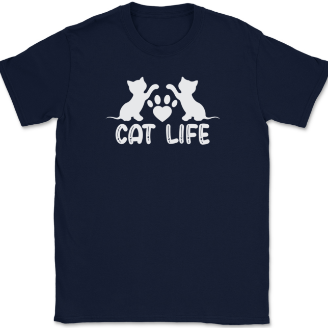 Cat Life T-Shirt Mens Tee - Image 6