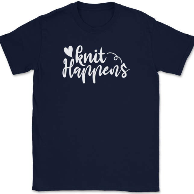 Knit Happens T-Shirt Mens Tee - Image 6